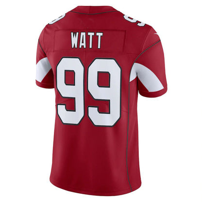 A.Cardinals #99 J.J. Watt  Cardinal Vapor Limited Jersey Stitched American Football Jerseys - Main View