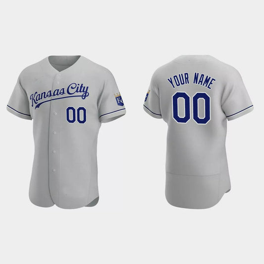 Custom Los Angeles Angels Gray Authentic 2020 Road Jersey Stitched Baseball Jerseys - Main View