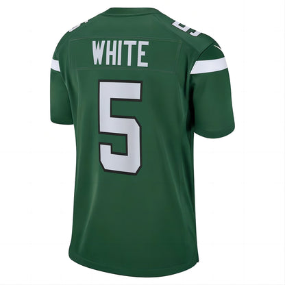 NY.Jets #5 Mike White Gotham Green Game Player Jersey Stitched American Football Jerseys - Main View