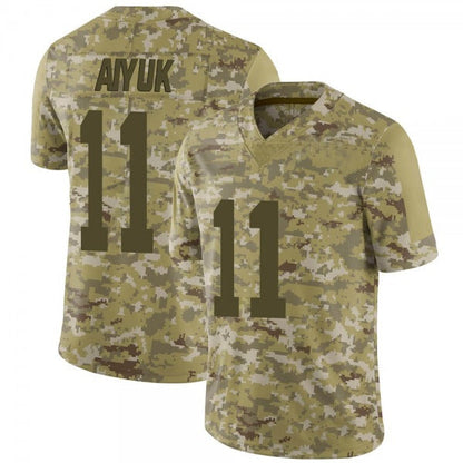 Men's #11 Brandon Aiyuk SF.49ers Limited Stitched Jerseys view 3