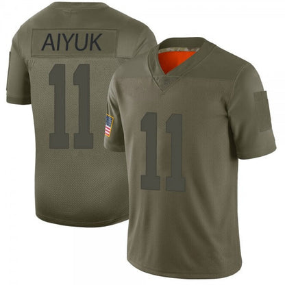 Men's #11 Brandon Aiyuk SF.49ers Limited Stitched Jerseys view 4