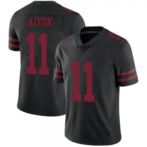 Men's #11 Brandon Aiyuk SF.49ers Limited Stitched Jerseys view 7