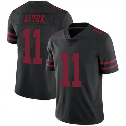 Men's #11 Brandon Aiyuk SF.49ers Limited Stitched Jerseys view 7