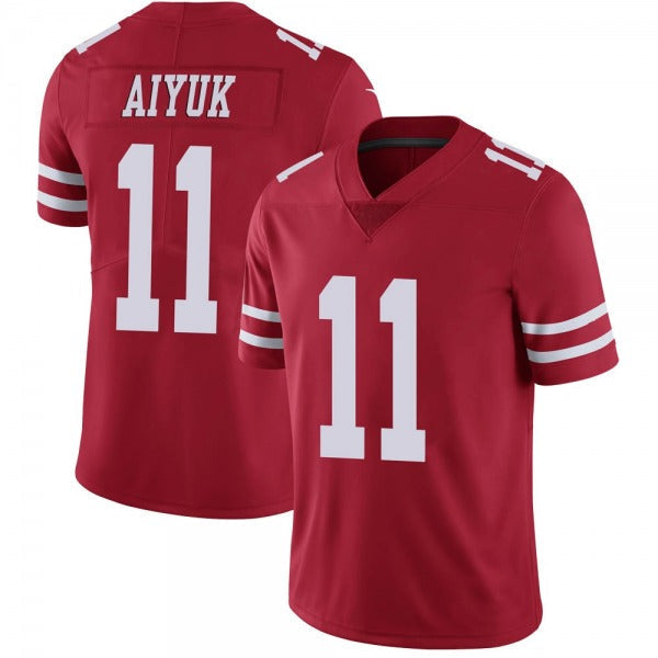 Men's #11 Brandon Aiyuk SF.49ers Limited Stitched Jerseys view 9