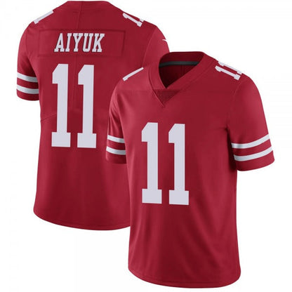 Men's #11 Brandon Aiyuk SF.49ers Limited Stitched Jerseys view 9