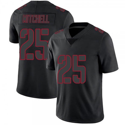 Men's #25 Elijah Mitchell SF.49ers Limited Stitched Jerseys view 6