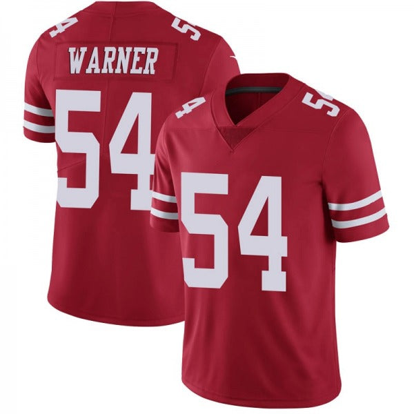Men's #54 Fred Warner SF.49ers Limited Stitched Jerseys view 9