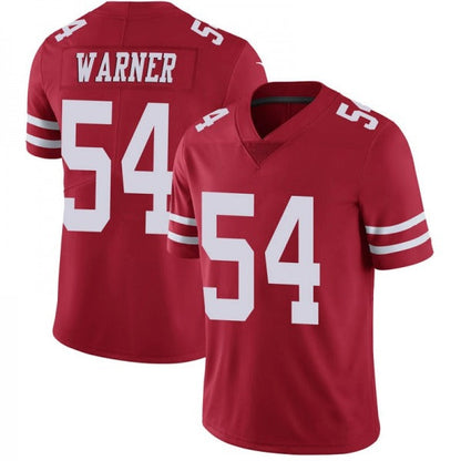 Men's #54 Fred Warner SF.49ers Limited Stitched Jerseys view 9