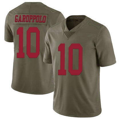 Men's #10 Jimmy Garoppolo SF.49ers Limited Stitched Jerseys view 6