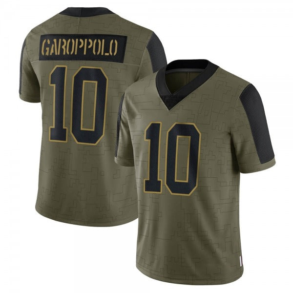 Men's #10 Jimmy Garoppolo SF.49ers Limited Stitched Jerseys view 10