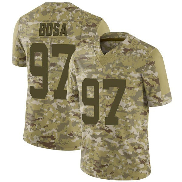 Men's #97 Nick Bosa San Francisco 49ers Limited Stitched Jerseys view 3