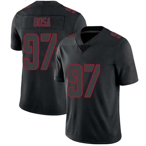 Men's #97 Nick Bosa San Francisco 49ers Limited Stitched Jerseys view 8