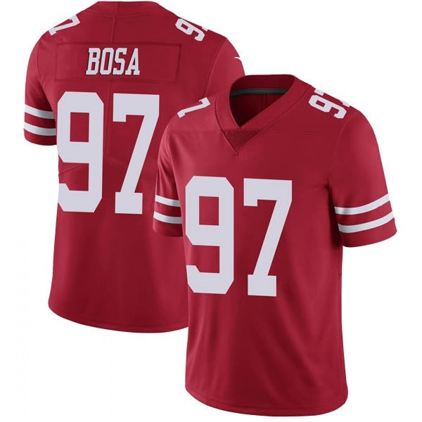 Men's #97 Nick Bosa San Francisco 49ers Limited Stitched Jerseys view 9