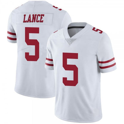 Men's #5 Trey Lance SF.49ers Limited Stitched Jerseys view 9