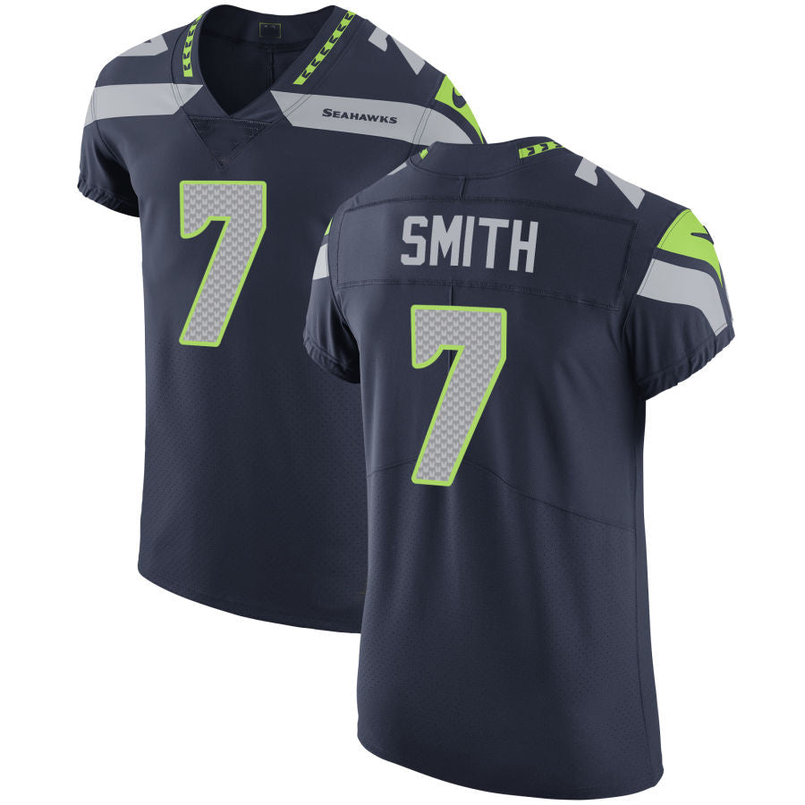 NY.Jets #7 Geno Smith Navy Vapor Untouchable Elite Jersey Stitched American Football Jerseys - Main View