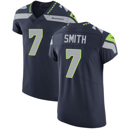 NY.Jets #7 Geno Smith Navy Vapor Untouchable Elite Jersey Stitched American Football Jerseys - Main View