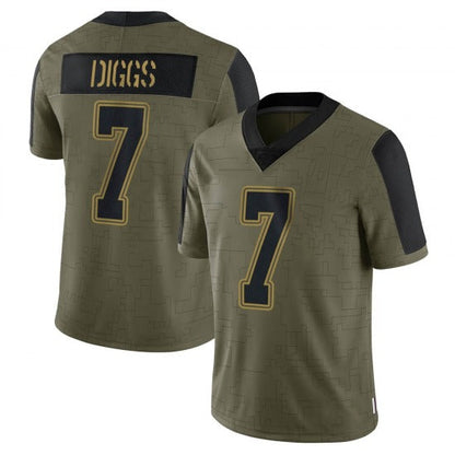 Men's #7 Trevon Diggs D.Cowboy Limited Stitched jerseys view 4