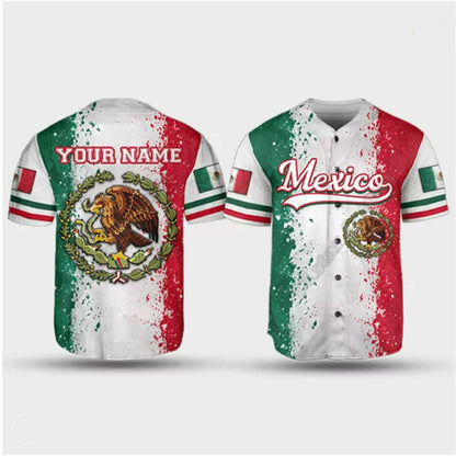 Mexico 2023 World Baseball Classic Baseball Jersey ¨C White Stitches Baseball Jerseys - Main View