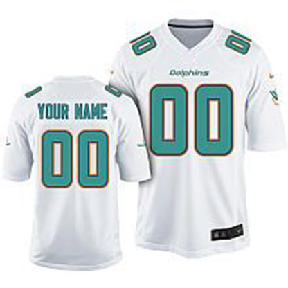 Custom M.Dolphins 2013 White Limited Jersey American Stitched Football Jerseys - Main View