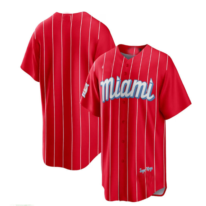 Miami Marlins Red City Connect Replica Team Jersey Baseball Jerseys - Main View
