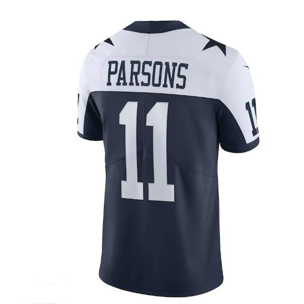 D.Cowboys #11 Micah Parsons Alternate Vapor Limited Jersey - Navy Stitched American Football Jerseys - Main View