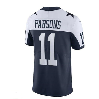 D.Cowboys #11 Micah Parsons Alternate Vapor Limited Jersey - Navy Stitched American Football Jerseys - Main View