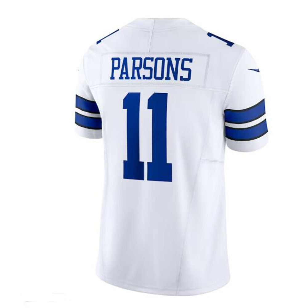 D.Cowboys #11 Micah Parsons Vapor F.U.S.E. Limited Jersey - White Stitched American Football Jerseys - Main View