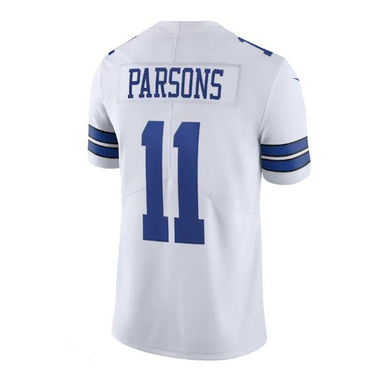 D.Cowboys #11 Micah Parsons Vapor Limited Jersey - White Stitched American Football Jerseys - Main View