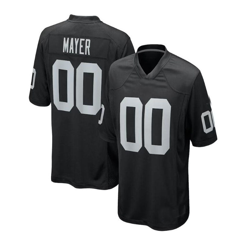 L.Raiders #00 Michael Mayer 2023 Draft Pick Game Jersey - Black Stitched American Football Jerseys - Main View