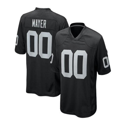 L.Raiders #00 Michael Mayer 2023 Draft Pick Game Jersey - Black Stitched American Football Jerseys - Main View