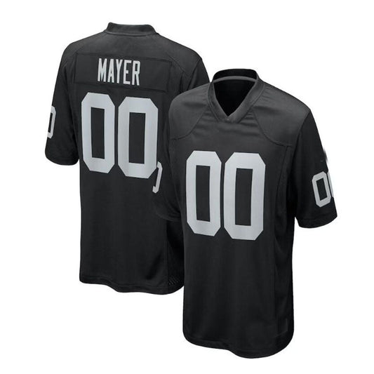 L.Raiders #00 Michael Mayer 2023 Draft Pick Game Jersey - Black Stitched American Football Jerseys - Main View