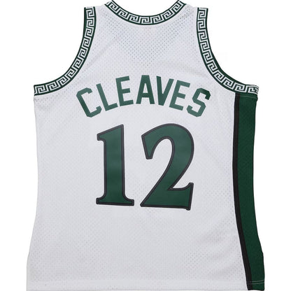 M.State Spartans  #12 Mateen Cleaves Mitchell & Ness 125th Basketball Anniversary 1999 Throwback Fashion Jersey – White Stitched American College Jerseys - Main View
