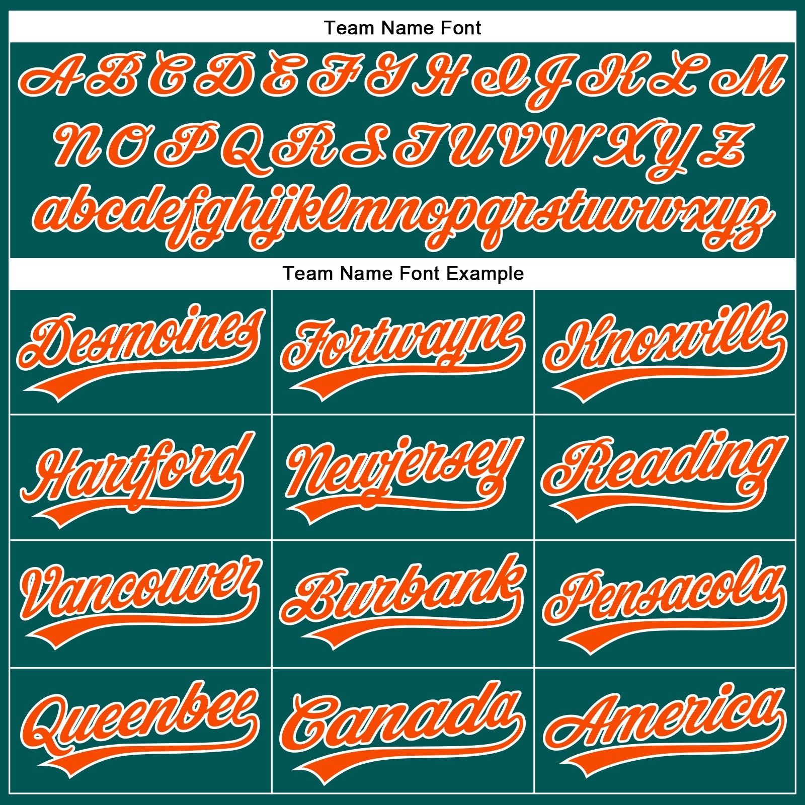 Custom Midnight Green Orange-White Authentic Baseball Jersey view 4