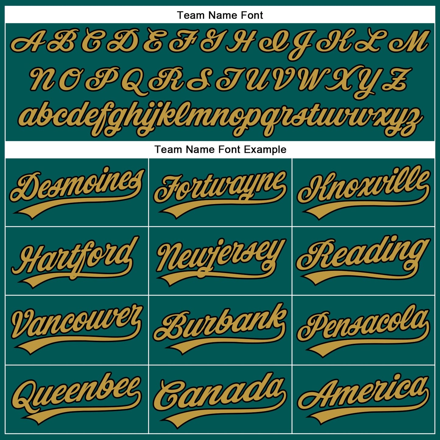 Custom Midnight Green Black-Old Gold Authentic Baseball Jersey view 4