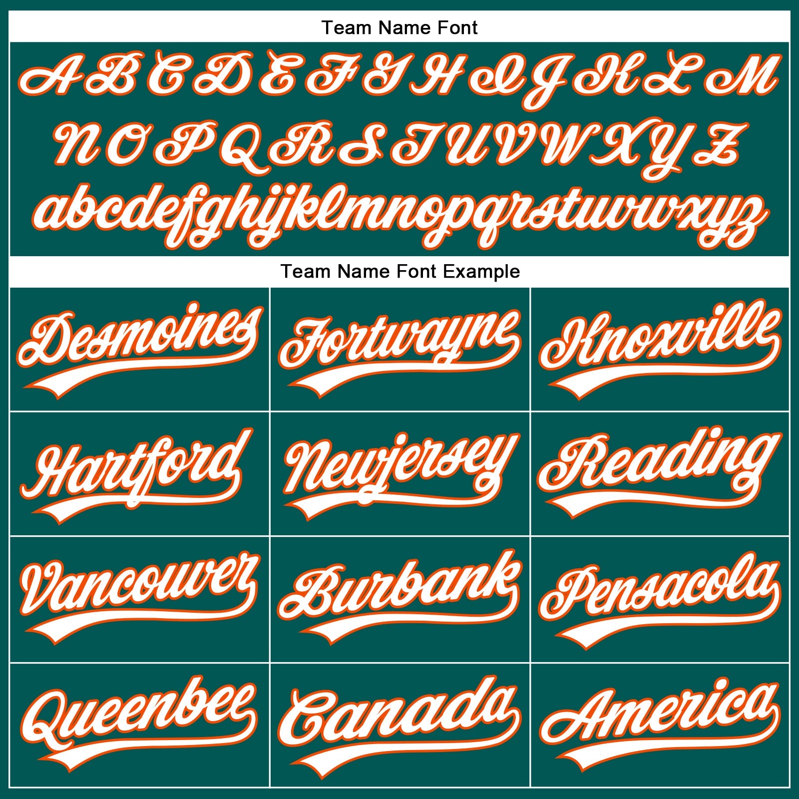 Custom Midnight Green White-Orange Authentic Baseball Jersey view 4