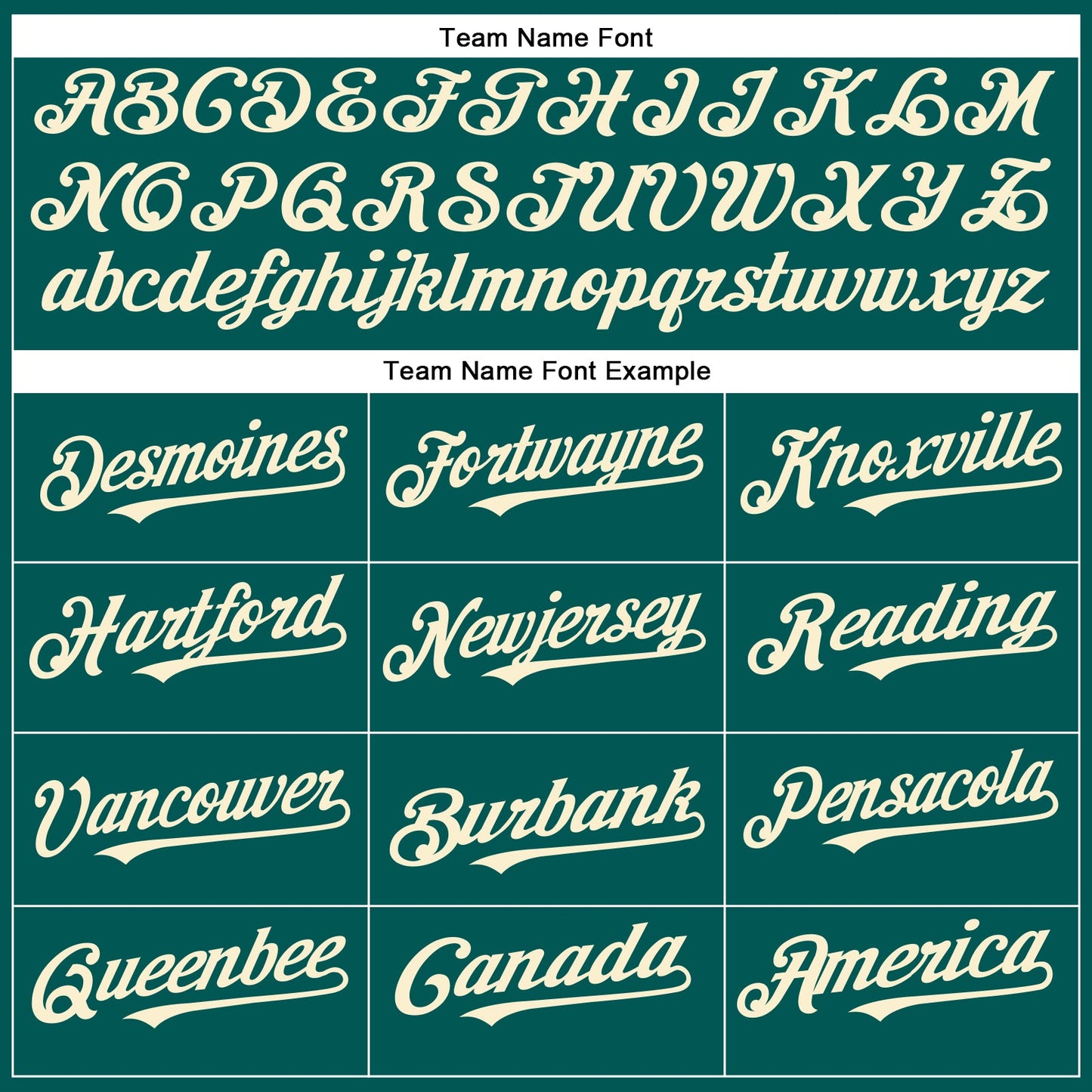 Custom Midnight Green Cream Authentic Baseball Jersey view 4