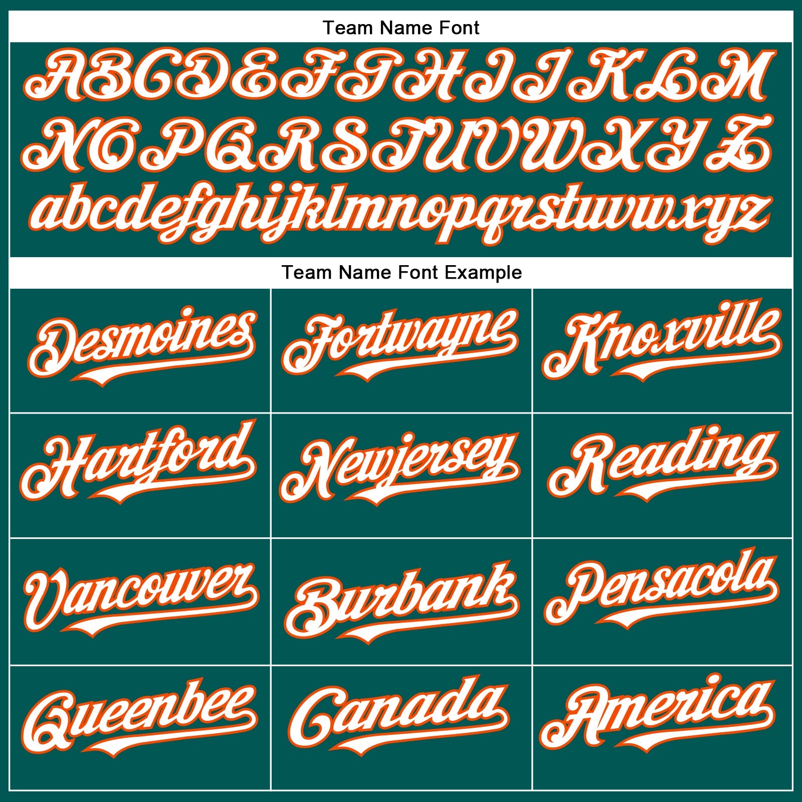 Custom Midnight Green White-Orange Authentic Baseball Jersey view 4