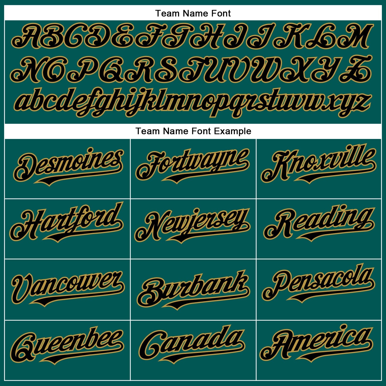 Custom Midnight Green Black-Old Gold Authentic Baseball Jersey view 4