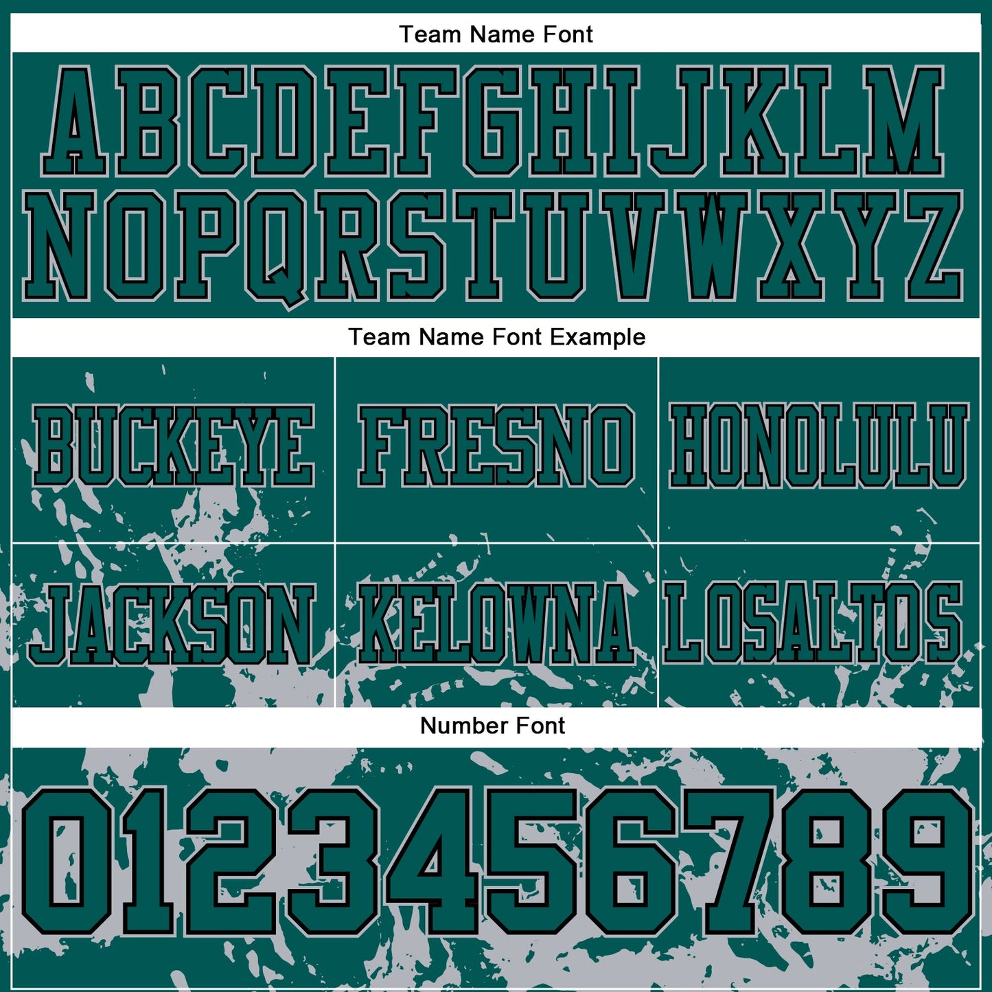 Custom Midnight Green Gray-Black 3D Pattern Splash Authentic Football Jersey view 4
