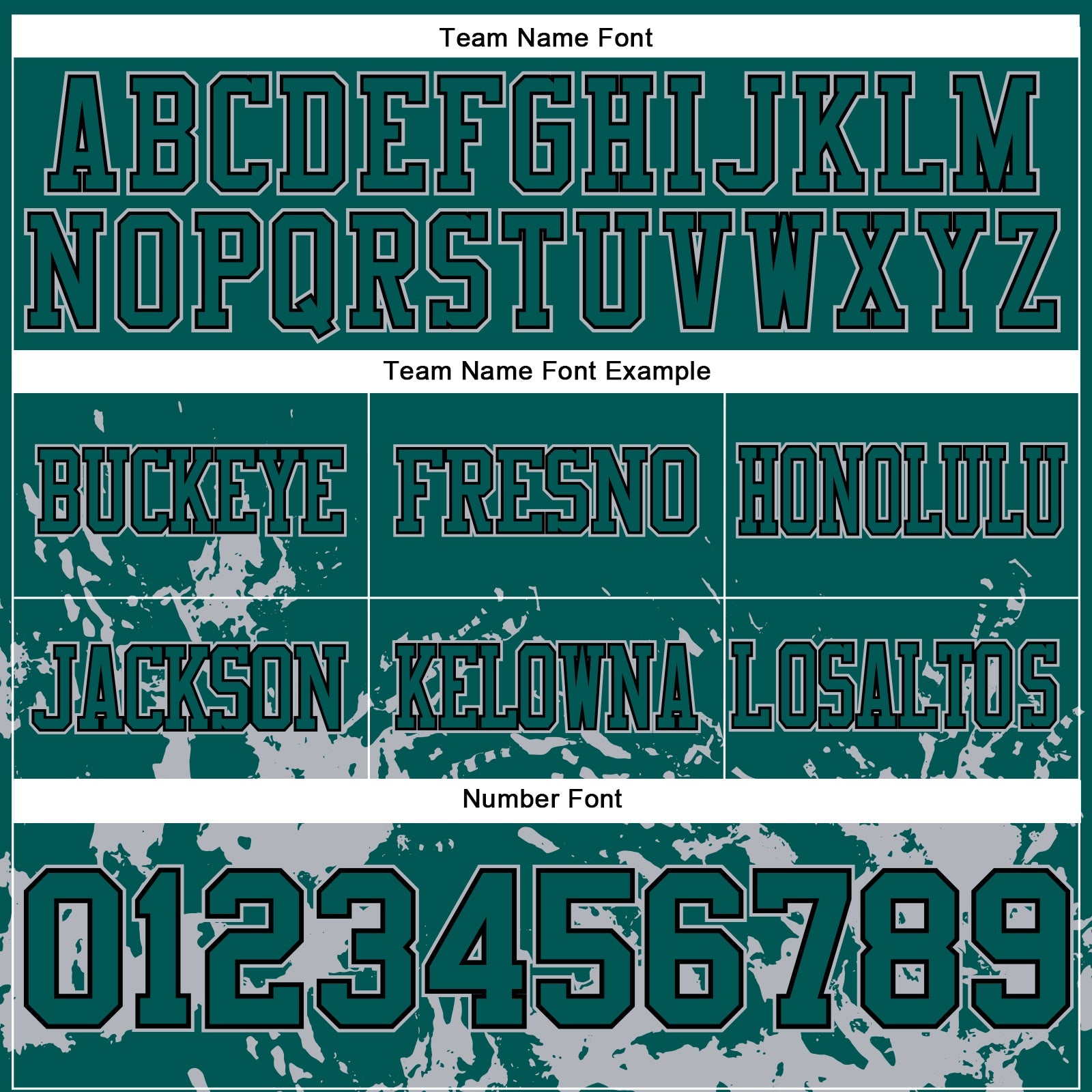 Custom Midnight Green Gray-Black 3D Pattern Splash Authentic Football Jersey view 4