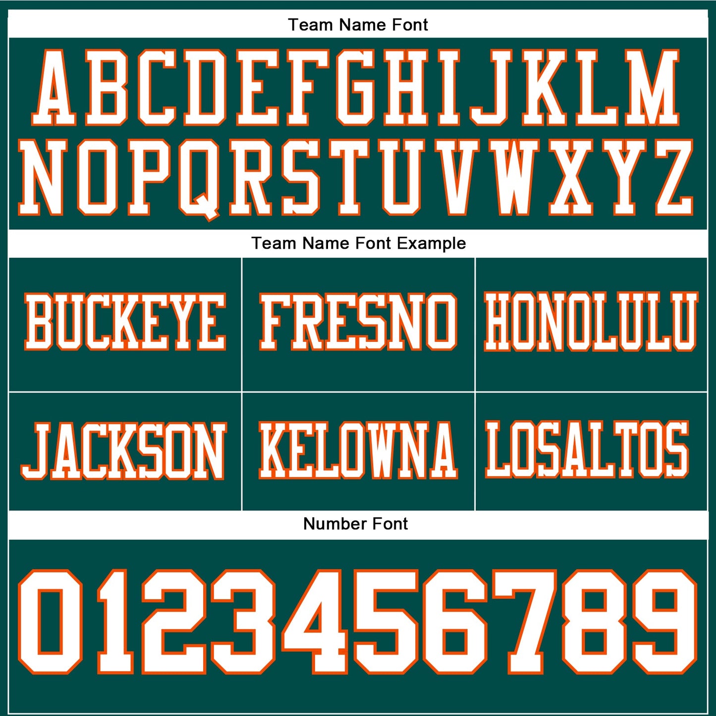 Custom Midnight Green White-Orange Authentic Football Jersey view 4