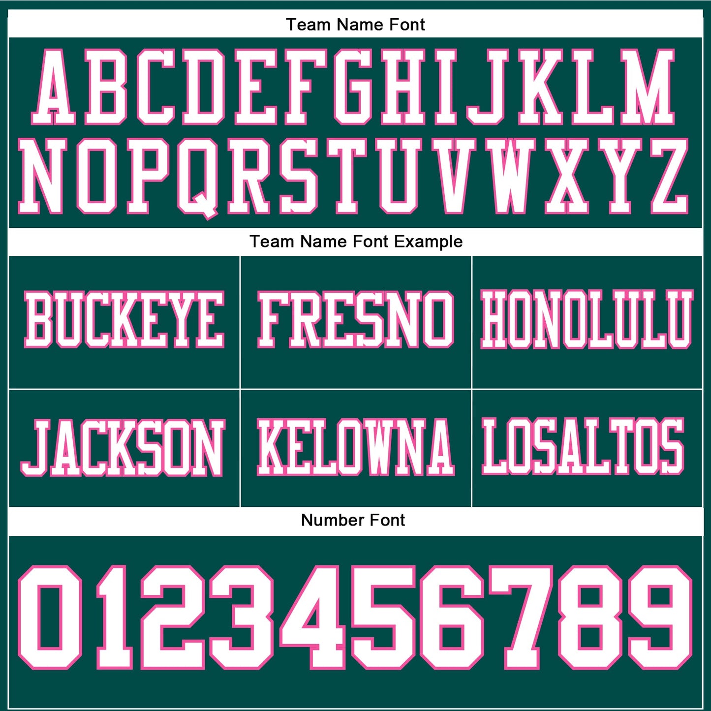 Custom Midnight Green White-Pink Authentic Football Jersey view 4