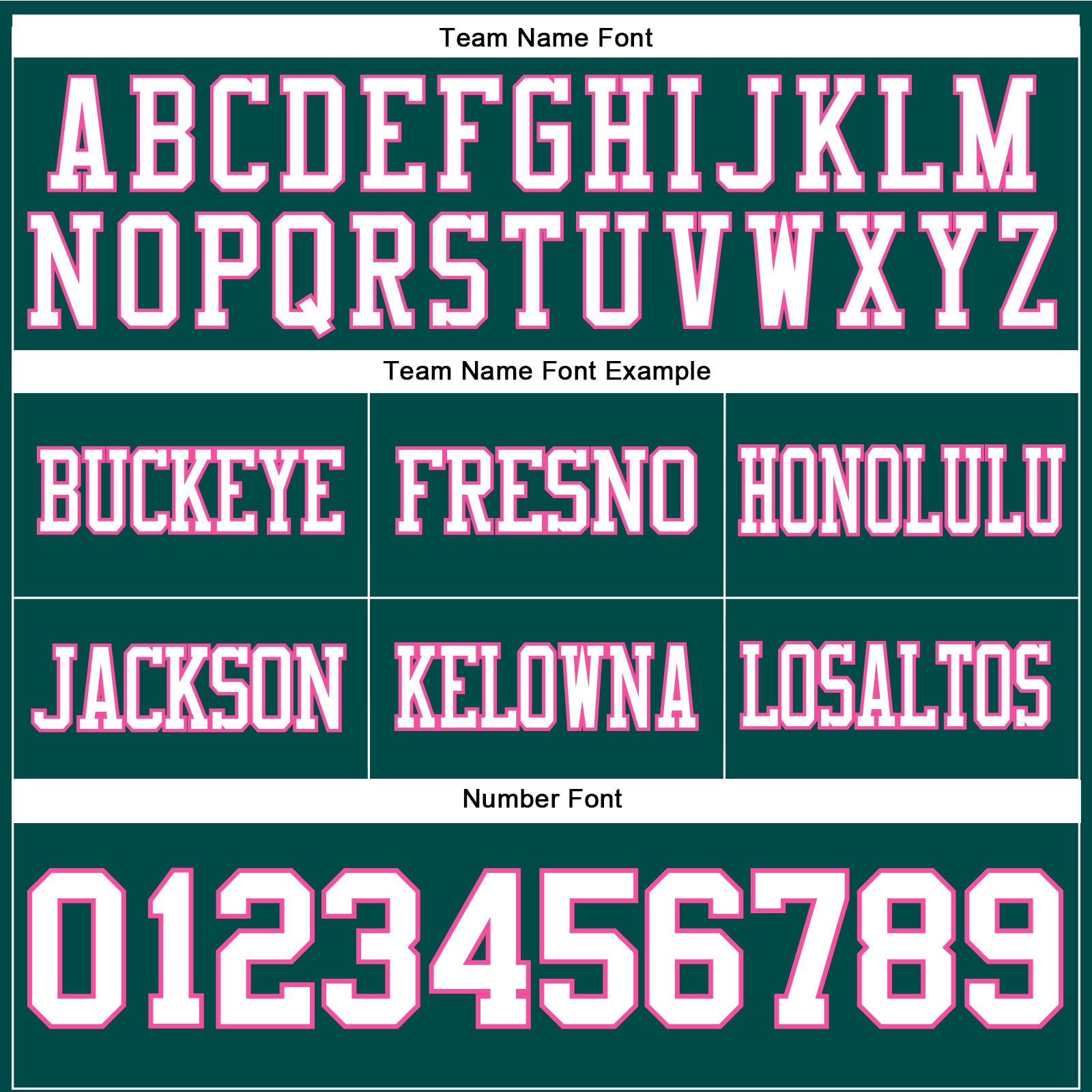 Custom Midnight Green White-Pink Authentic Football Jersey view 4