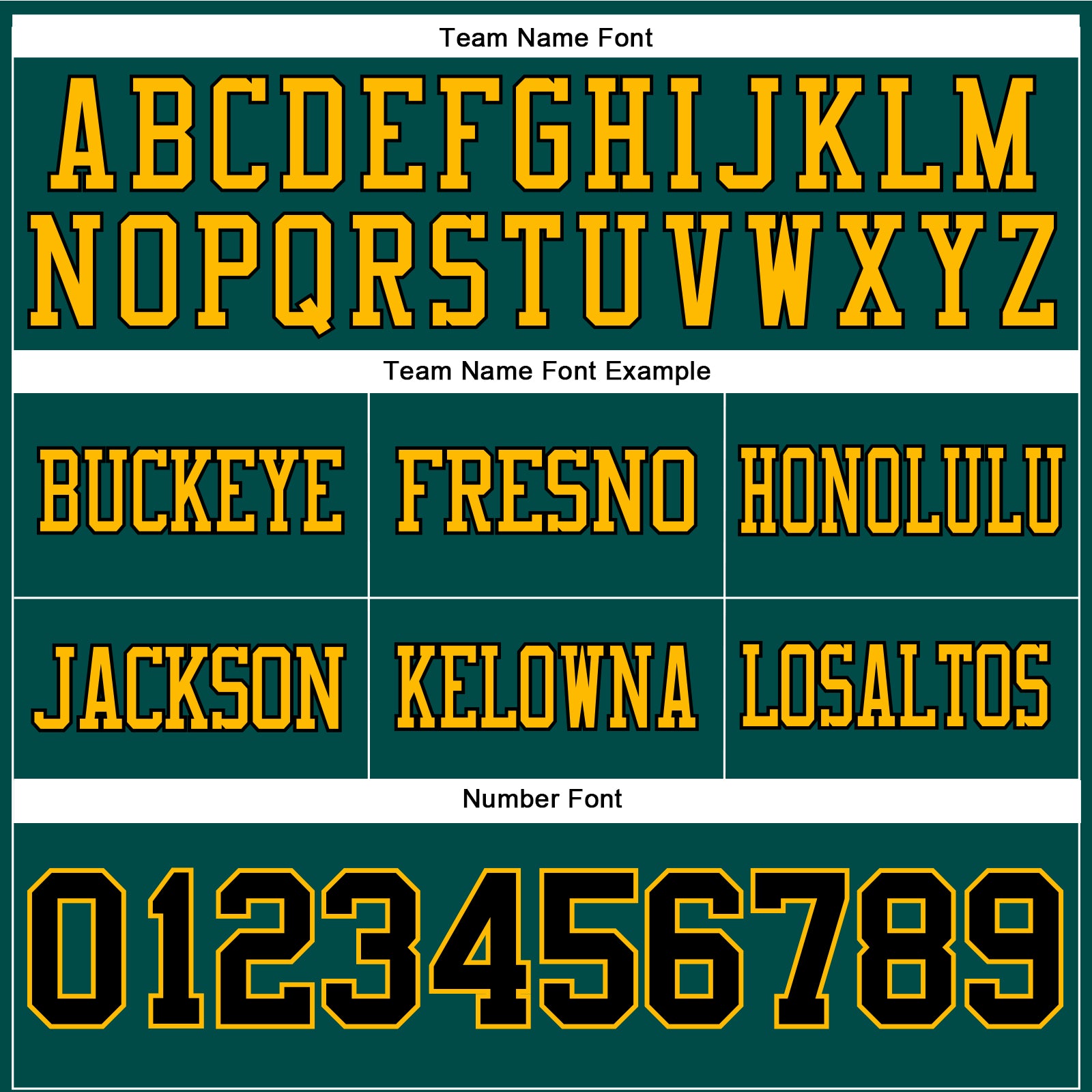 Custom Midnight Green Black-Old Gold Authentic Football Jersey view 4