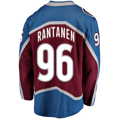 C.Avalanche #96 Mikko Rantanen Fanatics Branded Home Premier Breakaway Player Jersey  Burgundy Stitched American Hockey Jerseys - Main View