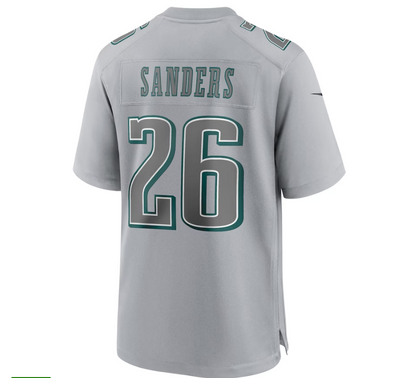 P.Eagles #26 Miles Sanders Silver Inverted Legend Jersey Stitched American Football Jerseys - Main View