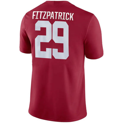 A.Crimson Tide #29 Minkah Fitzpatrick Game Jersey  Stitched American College Jerseys - Main View