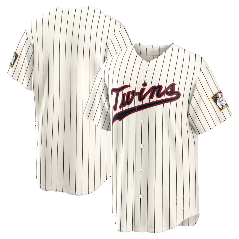 Minnesota Twins Cream 2026 Field of Dreams Stadium Baseball Jersey - Main View