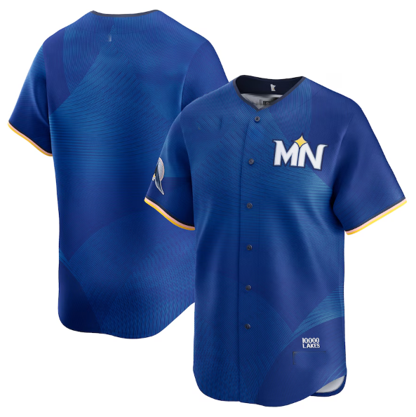 Minnesota Twins Royal 2024 City Connect Limited Blank Baseball Jersey - Main View