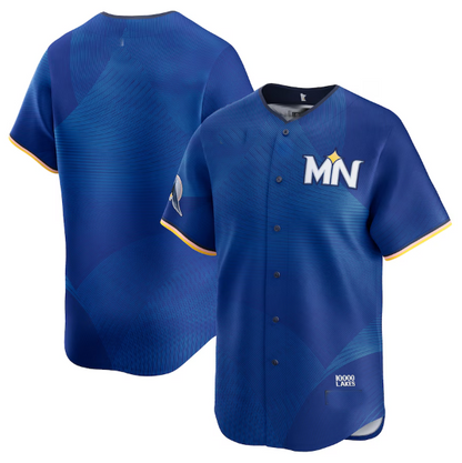 Minnesota Twins Royal 2024 City Connect Limited Blank Baseball Jersey - Main View